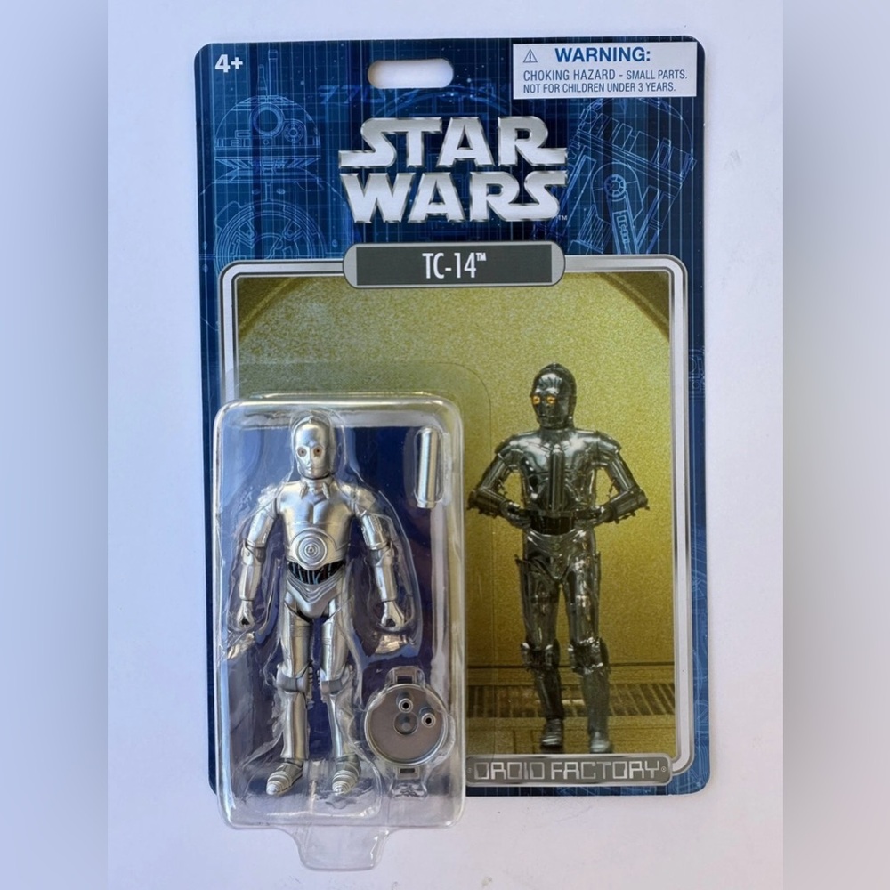 Star Wars Disney Parks 2024 Droid Factory Depot TC-14 Action Figure NEW Sealed